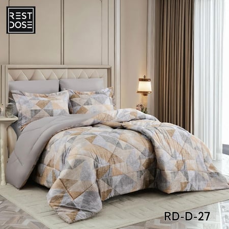 طقم مفرش صيفي مزدوج 6 قطع