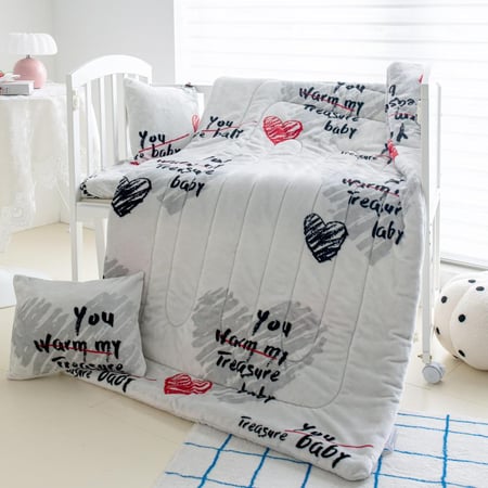 مفرش مواليد شتوي 4 قطع