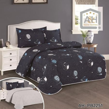 طقم مفرش صيفي مضغوط  4 قطع