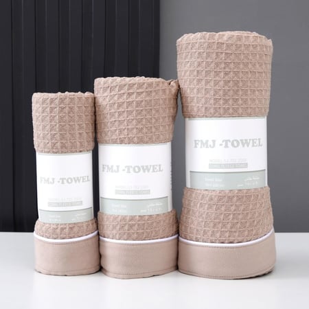 منشفة كورال فليس شكل وافل