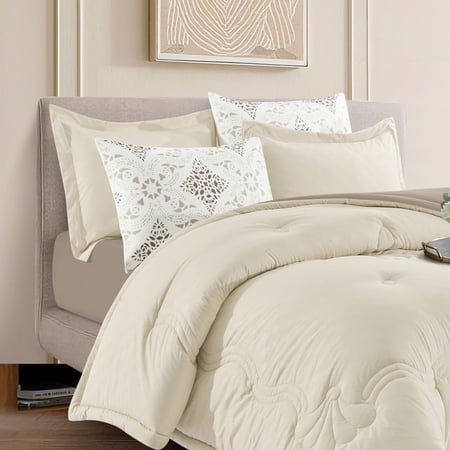 طقم مفرش صيفي 6 قطع مزدوج