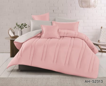 طقم مفرش اوتليت مزدوج 8 قطع وجهين