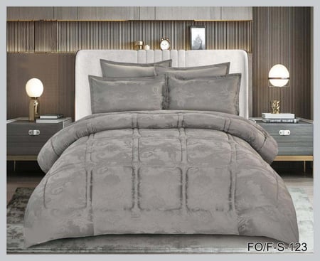 طقم مفرش اوتليت مزدوج 6 قطع وجهين