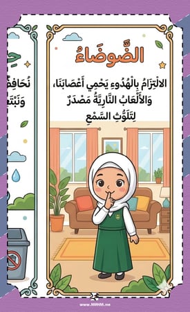 مطوية درس التلوث داخل المنزل مهارات حياتية خامس بنات
