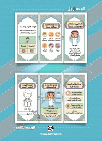 مطوية "House Accidents" للإنجليزي – تعلم كيف تعبر عن ألمك وتعطي نصائح بذكاء!