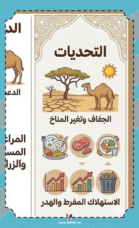 مطوية الثروة الحيوانية اجتماعيات خامس ابتدائي بنين