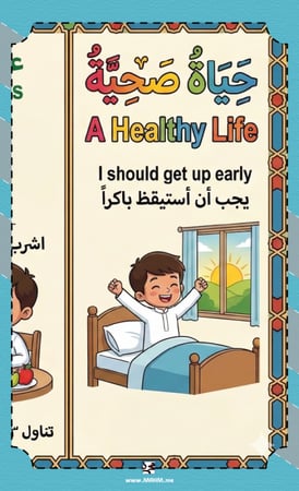مطوية "حياتي الصحية" (A Healthy Life) - بطل النشاط القادم!