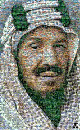 فسيفساء المؤسس - الملك عبد العزيز آل سعود