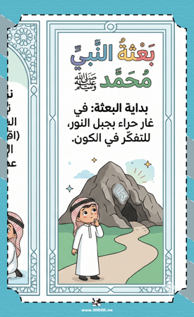 مطوية "فجر النبوة" – رفيق الطالب المثالي لدرس الاجتماعيات!
