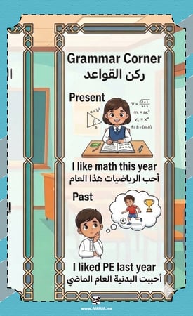 مطوية "مدرستي رائعة!" (My School is Cool!) - رحلة ممتعة في عالم المدرسة!