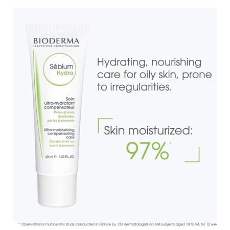 مرطب سيبيوم هيدرا من بيوديرما 40مل