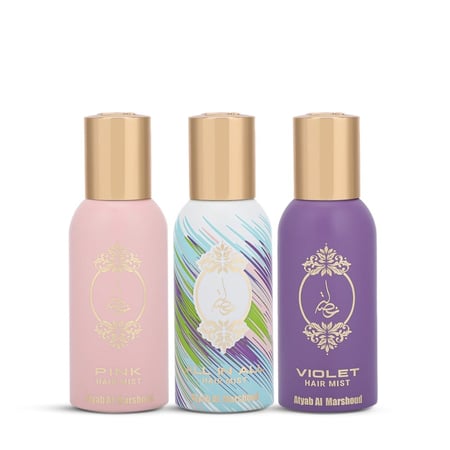 اطياب المرشود طقم عطور خصلة للشعر اول ان اول 3 قطع