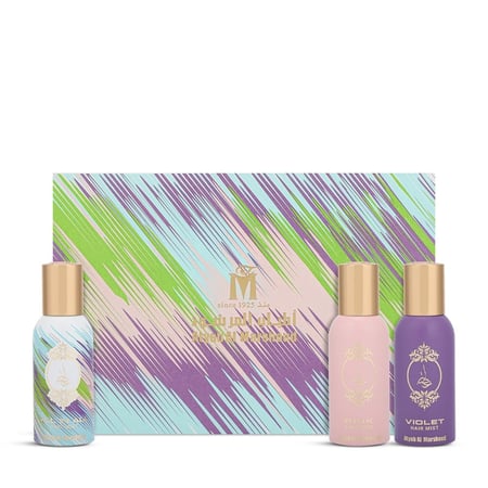 اطياب المرشود طقم عطور خصلة للشعر اول ان اول 3 قطع