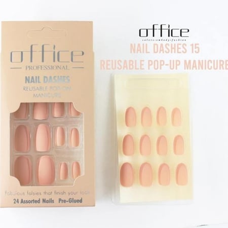 اظافر اوفيس مطفي مخملي لصق ذاتي - 15