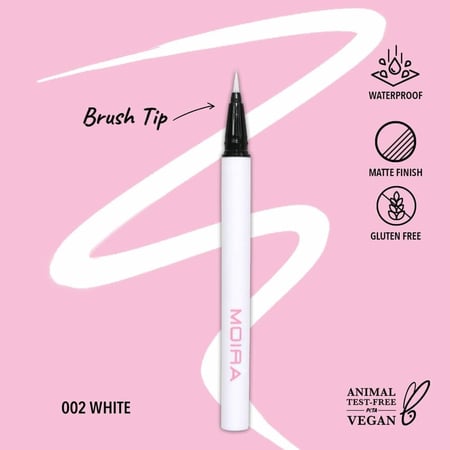 مويرا-كحل قلم سائل ضد الماء-ابيضPLL002