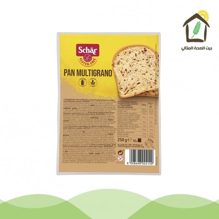 توست شرائح خبز الحبوب الكاملة خالي من الجلوتين 250جم