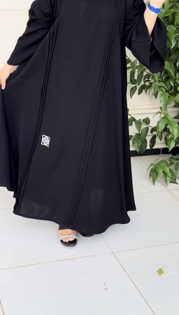 عبايه دوامات ناعمه كلوش