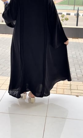 عبايه دوامات ناعمه كلوش