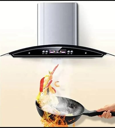 AG electric - شفاط زجاجي 90سم قوة شفط 850 - AG B09KH9XMVX