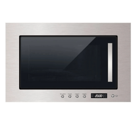 كيتشن نت Kitchen Net - ميكرويف بلت-إن 20 لتر مع شوايه - 6 برامج - الطاقه 700 واط للميكرويف - 800 واط للشوايه - قفل للاطفال - تجويف داخلي من الستانلس ستيل ( المقاس  60 * 38 سم )  - JN2204003