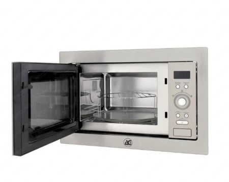 اي جي الكتريك AG electric -  ميكرويف بلت ان - 20 لتر - استيل  - 60*38 سم - قدرة الميكروويف 700 واط - قدرة الشواية 800 واط - مواد تصتنيعيه من الفولاذ المقاوم للصدا - MEG50K