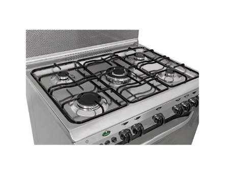 فرن فري ستاند كريازى 5 عيون استيل فل سفتى 90 * 60 اشعال