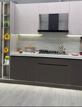 شفاط كيتشن نت Kitchen Net مودرن قوة شفط قصوى 1000 تحكم باللمس للشاشة  90سم تي بوكس لون اسود MI2203003