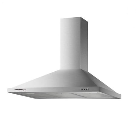 شفاط MASTERgas ماستر جاز - شكل هرمي - موتور المنيوم - قوة الشفط 1200 - عدد 3 سرعات للشفط - إضاءة LED - قوة الماطور 380 واط - عدد 3 فلتر المنيوم - عدد 2 فلتر كربون - التردد 60/50 هرتز - 90 سم إيطالي - MGHF-90