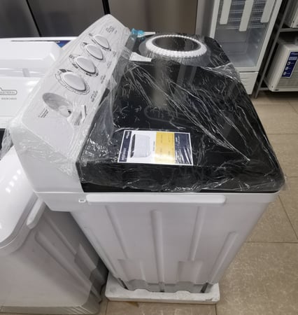 غسالة حوضين 18 كيلو سوبر جنرال – أبيض رمز المنتج: KSGW 1888N