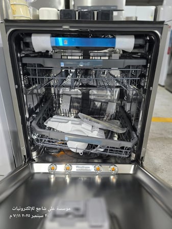 ال جي LG - غسالة صحون تلبيس بلت ان - 14 مكان - فضي بلاتيني - رف ذكي - لغة عربية فقط - واي فاي - تقنية ™TrueSteam - تقنية QuadWash™ - نقنية EasyRack™ Plus - تقنية Steam™ - DBC439TSL