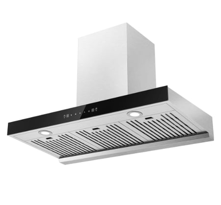 شفاط كتشن برو مسطح حرف تي 90سم kitchen pro قوة شفط 1000  شاشة تاتش