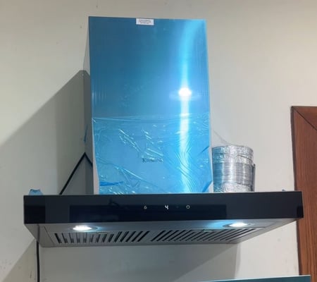 كيتشن نت Kitchen Net - شفاط تي بوكس مقاس 60 سم يعمل بالمس قوة شفاط 1000 وات ماطور تيربو فلتر كربون + فلتر شرايح مقاوم للصدا MI2203006