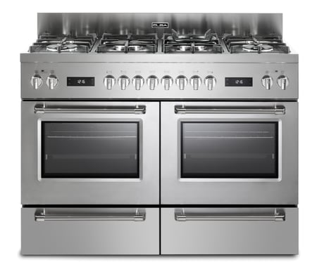 إلبا الايطالية فرن 6 شعلات غاز منهم 2 شعلة مزدوجة و2 شعلة ثنائية - التحكم باللمس في بدء/إنهاء الطهي مبرمج الكتروني فرن كهربائي متعدد الوظائف 9F - القاعدة الخلفية ستانلس ستيل المقاوم للصدأ H120mm سطح طهي من ستانلس ستيل المقاوم للصدأ بارتفاع 40 مم - EX 1266