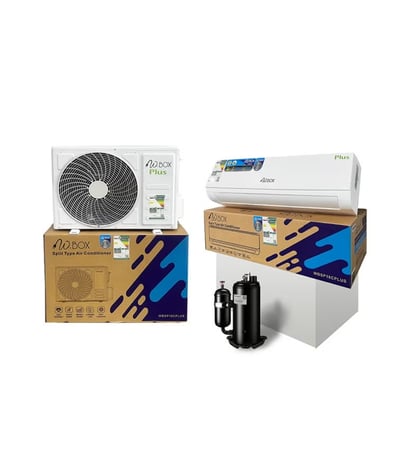 دبليو بوكس بلس W-Box Plus مكيف سبليت 1.5 طن – تبريد فقط – قدرة 17,300 وحدة BTU × كمبروسر GREE عالي الكفاءة × توزيع هواء رباعي الاتجاهات × وضع Turbo للتبريد السريع × فلتر عالي الجودة لتنقية الهواء × تدفق هواء بعيد المدى × تشغيل هادئ جدًا 14.4 ديسيبل × تصمي