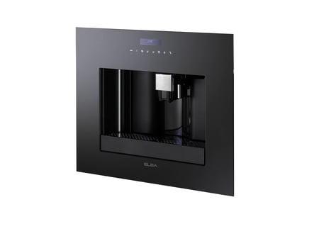 إلبا الايطالية ماكينة صنع القهوة - تجهيز كوبين في وقت واحد - 5 مستويات لاعداد تركيز القهوة - مناسب للقهوة الحب و القهوة المطحونة - اكثر من مستوى لطحن حبوب القهوة - مصدر بخار لاعداد المشروبات مثل الميكاتو ، الكباتشينو، ، لاتية والشاي - EL 45CCM