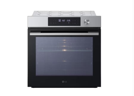 ال جي LG - فرن مدمج 60 سم 76 لتر - قلي بالهواء - تصنيف كفاءة الطاقة +A تقنية ™InstaView تقنية ™EasyClean تطبيق ™LG ThinQ - سوس فيد  - WSED7613S