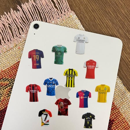 أستكر تيشرتات الأندية قطعة واحدة