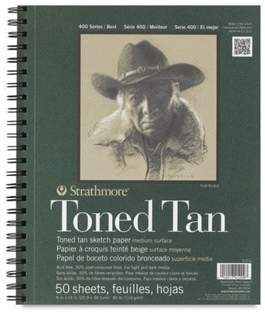 كراسة ستراثمور بيج Strathmore Toned Tan