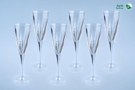 كاسات كرستال ايليكسير بكعب 6حبة CL17