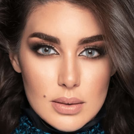 عدسات لاصقه لون سكاي بلو من لانس مي