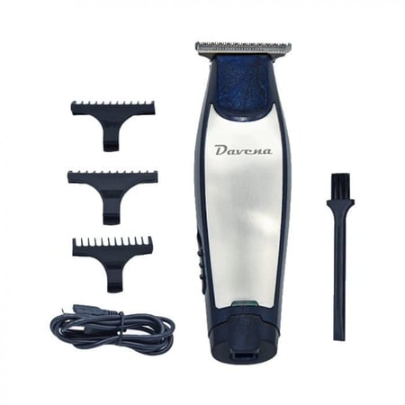 ماكينة حلاقة شعر ودقن اسود فضي دافينا DV-119