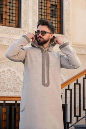 ثوب مغربي شتوي فاخر