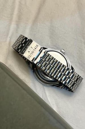 كاسيو MTP اسود - بحفر حسب الطلب