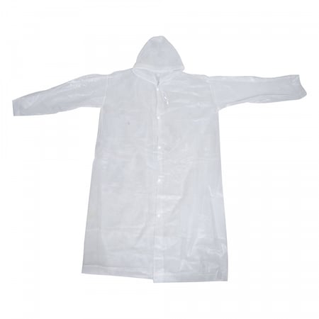 لباس واقي مطر مقاسات ثقيل ابيض SNTR-0115