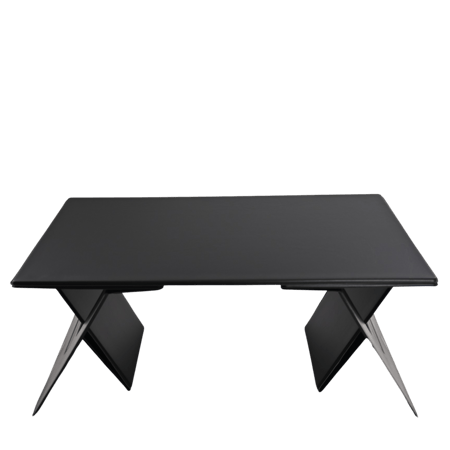 طاولة كمبيوتر محمول قابلة لطي لون اسود