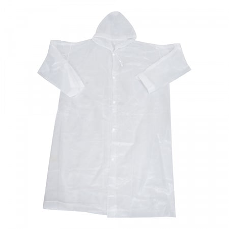 لباس واقي مطر مقاسات ثقيل ابيض SNTR-0115