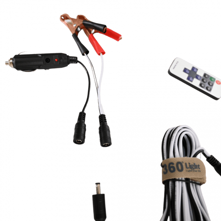 لمبة قاعدة مغناطيس 300W بطارية - ولاعة  360