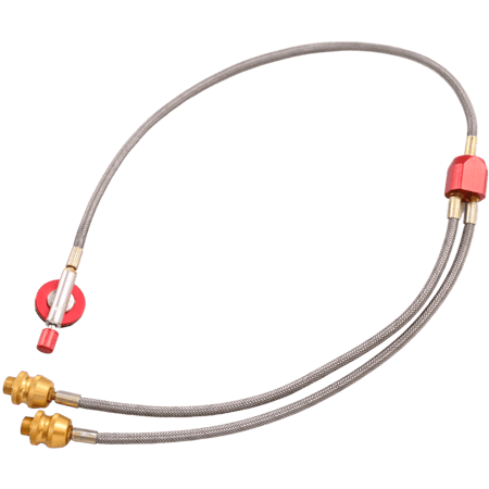 هوز غاز 450 جرام مزدوج 2/مخرج 80 سم