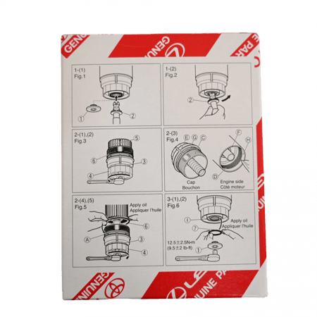 فلتر زيت تيوتا كامري ورق YZZA1-014152