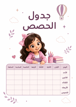 ملف إنجاز - شخصية لولي دمج رقمي